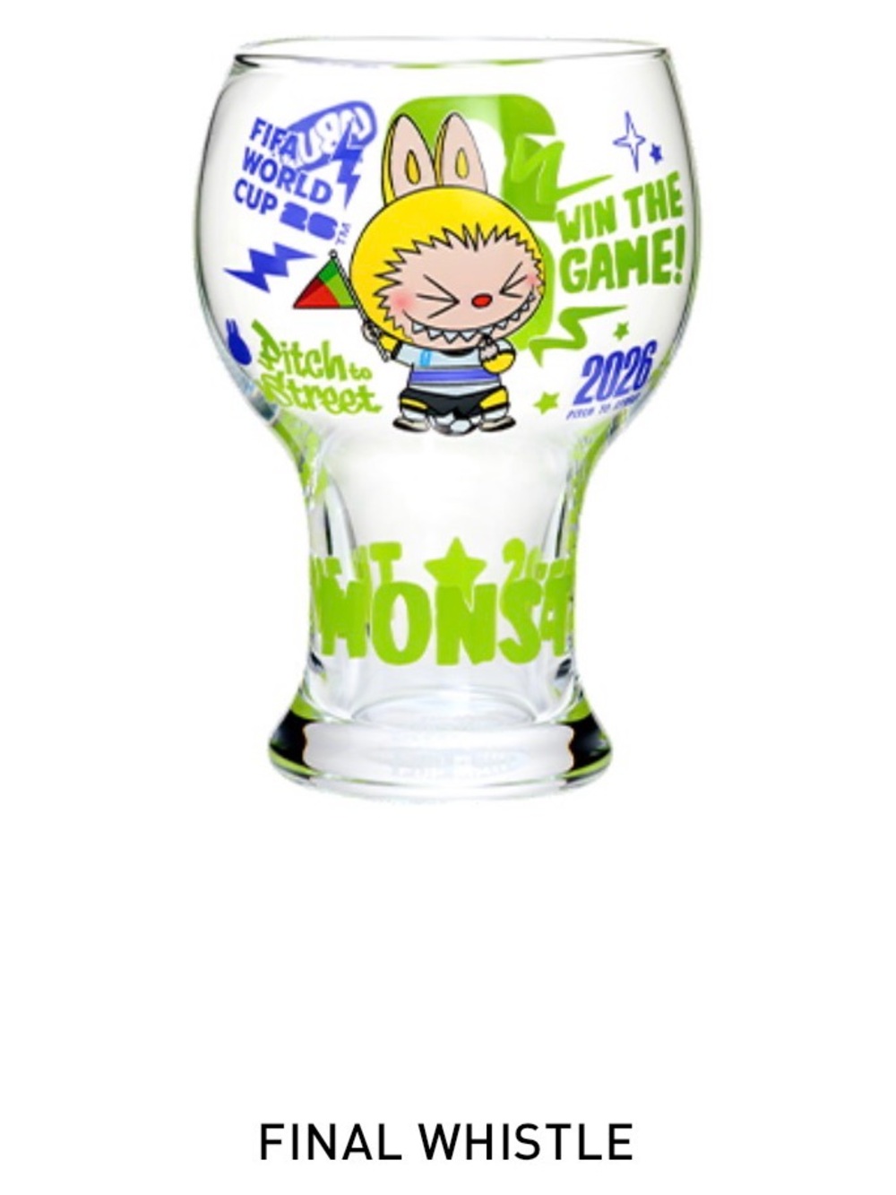 The Monsters x Fifa glass cup- Final Whistle